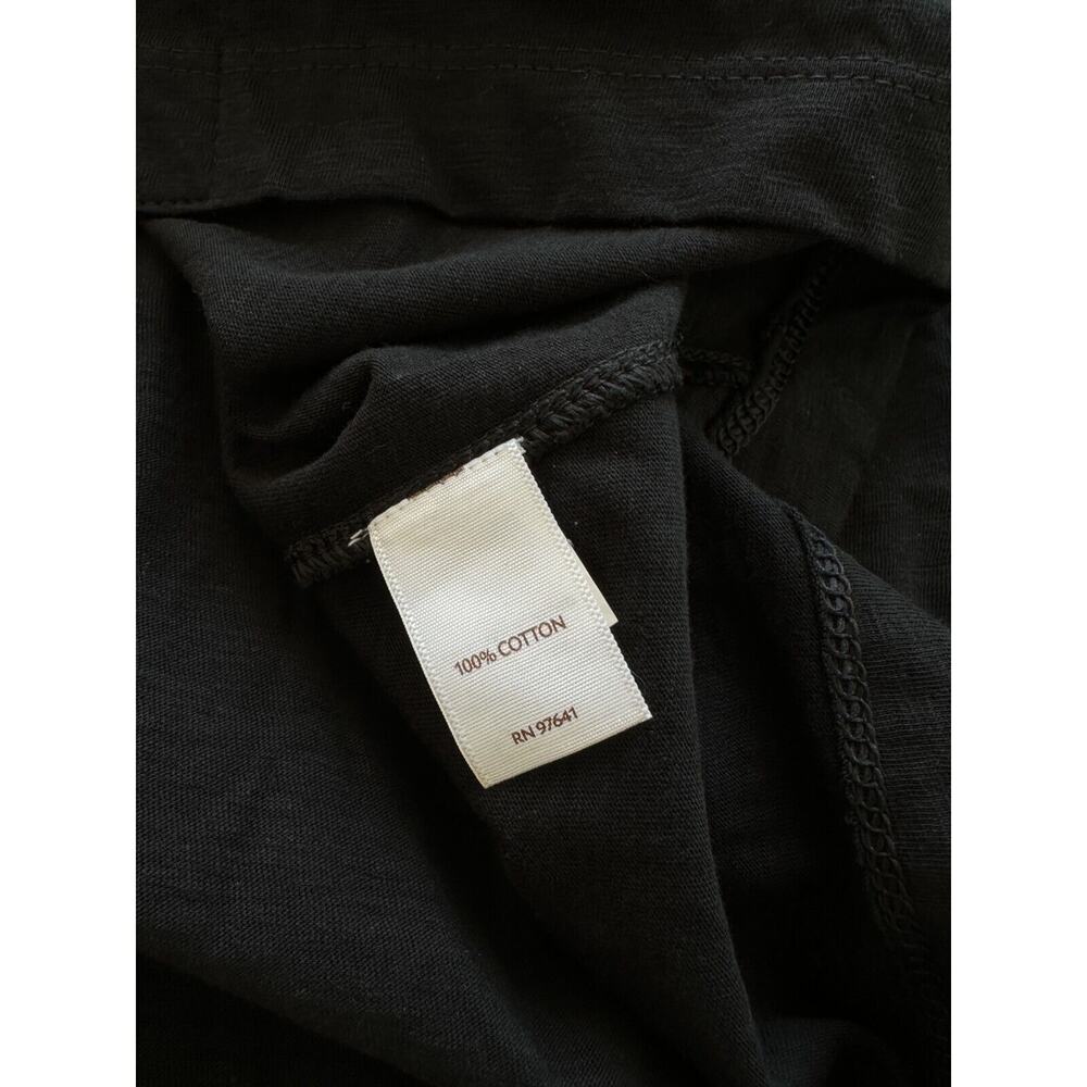 J. Jill V-Neck cotton black folding long sleeve top Women size XL - Picture 6 of 6